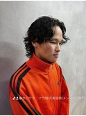 10代/20代/スパイラルパーマ/メンズミディアムパーマ