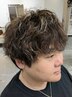 men'sカット×メッシュカラー×各種デザインパーマ￥16000
