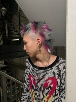 レコ 渋谷(LECO) メンズハイトーンスパイキーショートデザインカラー