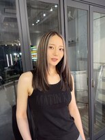 ブレンド 渋谷(BLend)&nbsp;ホワイトグレージュミニウルフデジタルパーマチェリーブラウン