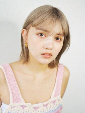 ジプソ 池袋西口(Gypso) ぱっつんボブ/池袋美容室/髪質改善カラー/白髪ぼかし/縮毛矯正