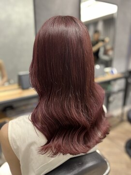 エル ヘアサロン なんば店(eL) eL☆MIKU  ディープピンク