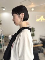 アラレ(ARARE)&nbsp;ミニボブ×地毛ブラック
