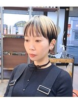 ヘアーサロン カヴィエ(hair salon covie) アンブレラカラー ベリーショート ブリーチカラー