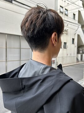 刈り上げショートマッシュショコラブラウン