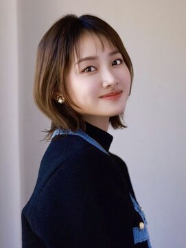 20代30代40代◎外ハネ大人ボブ魅力倍増カールセミディシアカラー