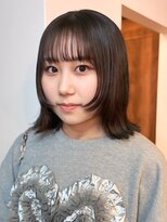 ロティー(loty)&nbsp;ミディアム ボブ レイヤー 顔周りカット ストレート 髪質改善