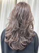 エトワール(ETOILE)&nbsp;レイヤーカット/ハッシュカット/ミディアムレイヤー/顔周り