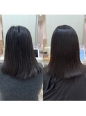 [30代40代50代60代]酸性ストレートで外ハネボブに