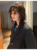 ウルフウフルカットレイヤーカットパーマ