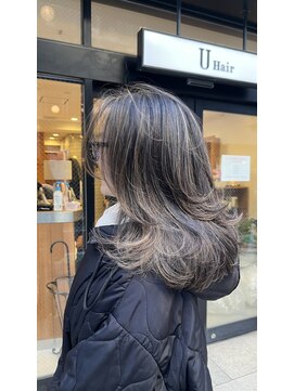 ユウヘアー 三軒茶屋店(U Hair) 白髪ぼかしハイライト