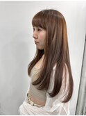 レイヤーカット/イメチェン/ホワイトブロンド/シャドウレイヤー