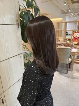 アドラーブル 万代店 (adorable) 20代30代髪質改善カラーラベンダーグレージュ透明感