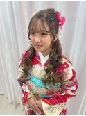 ハーフアップ