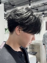 ドーバー 中野(Dover)&nbsp;社会人もできる！ブルーブラック&シースルーフェザーマッシュ◎