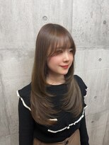 アリア イースト バイ エクラート 新宿東口店(ARiA east byECLART) ★透明感ミルクベージュとレイヤーで大人可愛く★