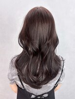 アイティー バイ アルバム 中野店(IT by ALBUM) 顔周りレイヤーロング韓国ヘアココアベージュ_ba569721