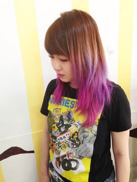 バルテイン(Hair Valtein) ピンクパープルグラデーション