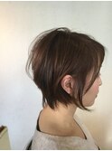 大人可愛い小顔ショート