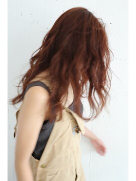 オーサム(AWESOME) 《AWESOME》オレンジピンク×ロングウェーブ♪