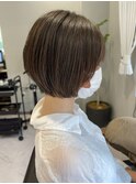丸みのあるやさいいショート