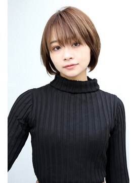 アイナ(aina) 時短で決まる白髪馴染ませシースルーショート【aina】