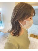 * ベージュアッシュ(ブリーチ1回) *