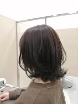 アドラーブル 長岡リバーサイド千秋店(adorable) グレージュ×外ハネくびレイヤー 20代/30代/40代