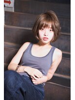 ミエル ヘア 新宿(miel hair)&nbsp;〈mielhair新宿〉大人可愛い　ショートボブ　イルミナ