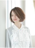 大人可愛い20代30代40代似合わせカットイメチェン流しバング
