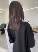 ベージュブラウンハイライト