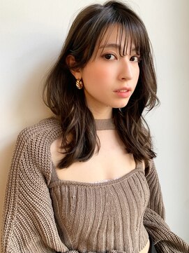 マリアバイアフロート(Maria by AFLOAT) 【山田】シースルーバングくびれウルフレイヤー