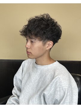 ヒロギンザ 秋葉原店(HIRO GINZA) パーマ風ツーブロックマッシュ