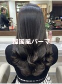 #コテ巻き風パーマ#韓国風パーマ#デジタルパーマ/菅沼