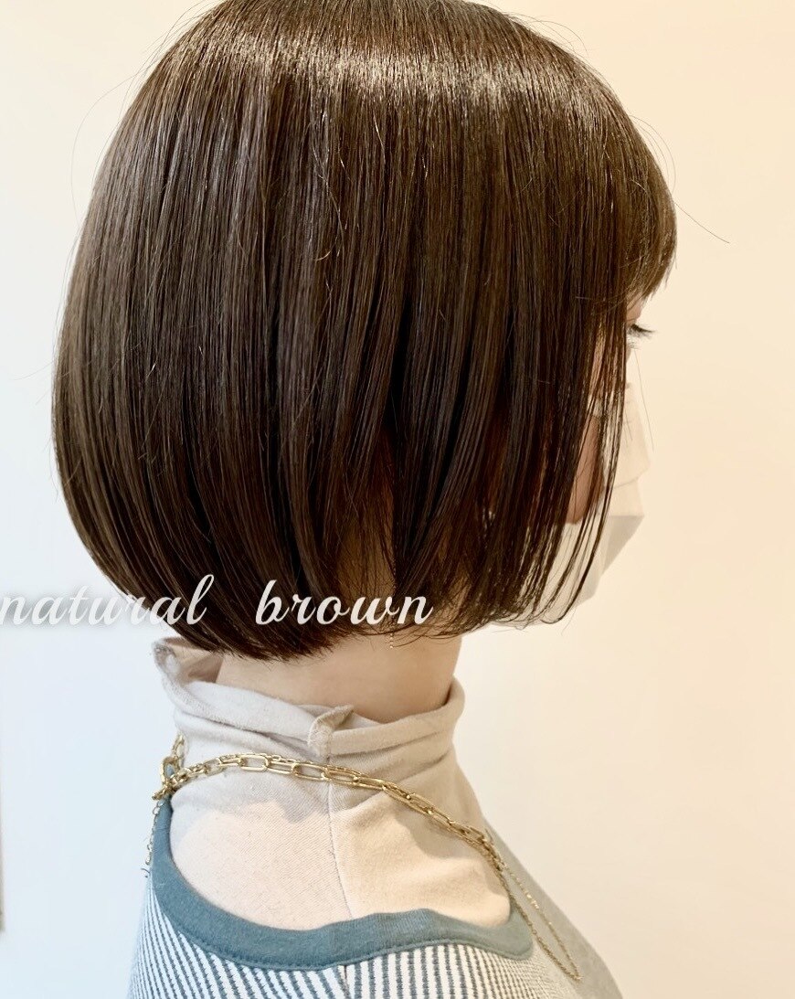 ナチュラルブラウン8Lv/ボブ/ショート：L202623104｜ヒクルーム(HIQU