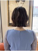 お呼ばれボブスタイル .*。