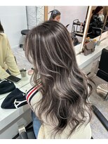 ブレンド 渋谷(BLend)&nbsp;ハイライトブルージュマチルダボブインナーグレージュ