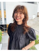 ナループロアボタン(Nalu pu loa BOTAN)&nbsp;ボブパーマ/黒髪パーマ/切りっぱなしボブ/ショートボブ