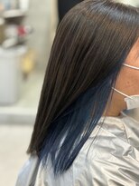 シャルムヘアー(charme hair)&nbsp;グレージュ×ブルーインナーカラー