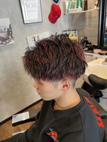 フェードアンドライン 青森店(FADE&LINE) ツイストレッドメッシュ