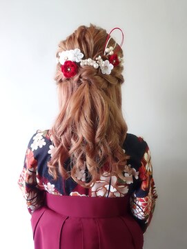 ラトリエコンタン(L´atelier Content) ハカマ×ハーフアップ