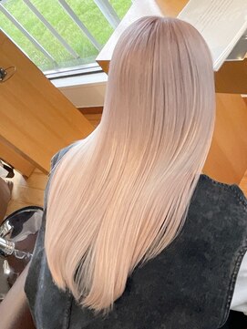 ロイス 神宮前(ROIS) ミルクティーベージュ/ダブルカラー/ケアブリーチ/ハイトーン