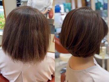 プロローグ(PROLOG)の写真/今までコンプレックスだったくせ毛のお悩みも、髪質改善縮毛矯正/厳選トリートメントで徹底解決！