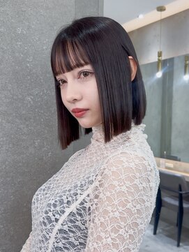 ロンド 表参道店(Lond) ◇ボブ 縮毛矯正 顔周りカット 表参道 髪質改善