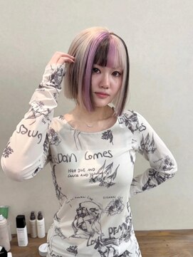 ローレン(Lolen.) かっこ可愛いデザインハイトーン×ボブ