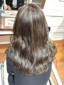 アズーラ 経堂(AZURA) 透明感カラー+似合わせパーマ