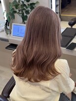 シエ バイ ケンジ 湘南台(sie by KENJE)&nbsp;ブリーチ1回で作るピンクベージュ♪