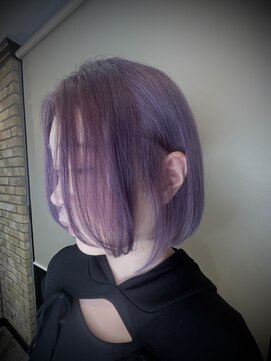 モナン 渋谷(Monan) ミニボブ×ラベンダー