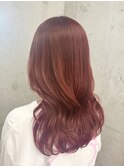 【AYAKA】明るめレッドカラー/レイヤースタイル