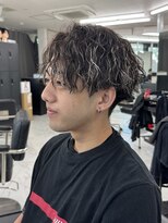 ハイプ 三宮(HYPE)&nbsp;シャドウパーマ/波巻きパーマ/曲がる縮毛矯正/メンズ